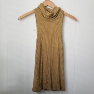 We the free people xs mock neck sleeveless top